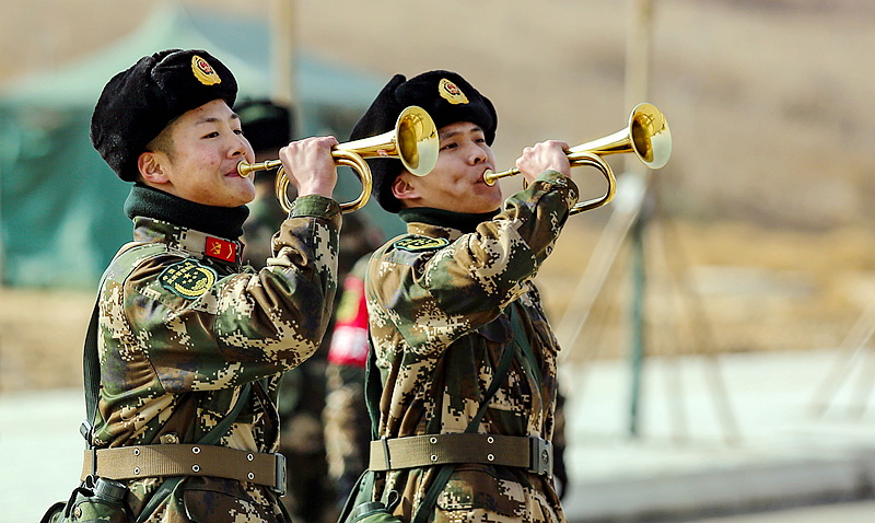 開訓！武警甘肅省總隊拉開新年度軍事訓練戰(zhàn)幕（組圖）
