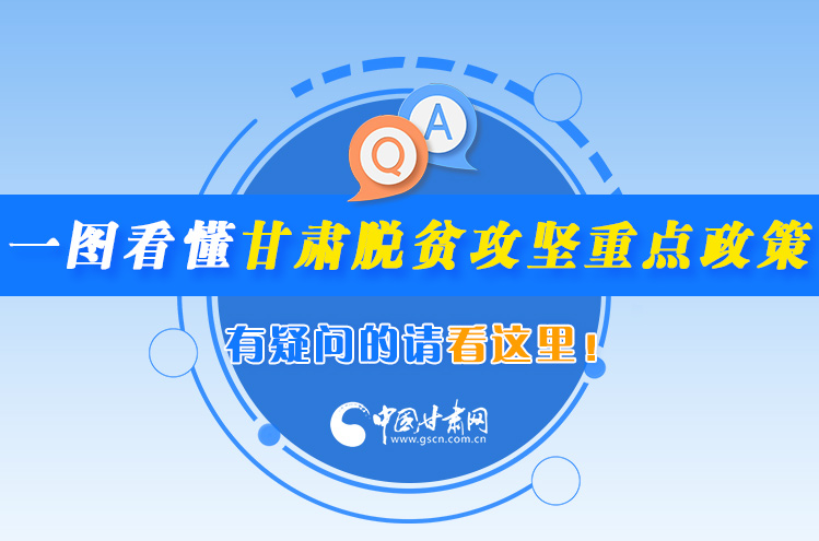 一圖看懂甘肅脫貧攻堅(jiān)重點(diǎn)政策，有疑問的請看這里！