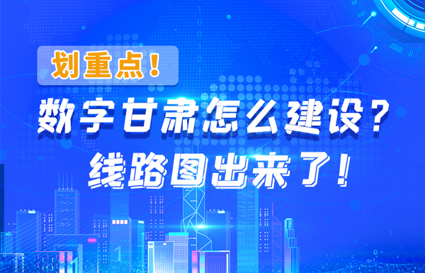 圖解|劃重點(diǎn)！數(shù)字甘肅怎么建設(shè)？線路圖出來(lái)了！