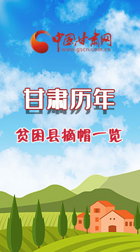 長圖|75→0，一圖回顧甘肅貧困縣摘帽時間