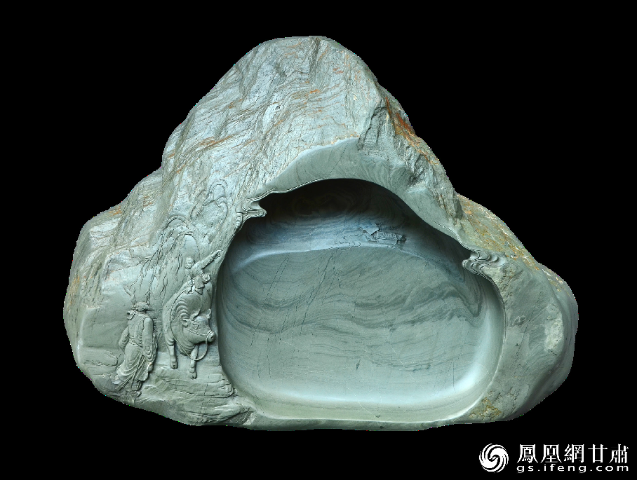 洮硯石質(zhì)細(xì)潤(rùn)堅(jiān)實(shí)，潑墨如油不損毫，書寫流利生輝。資料圖