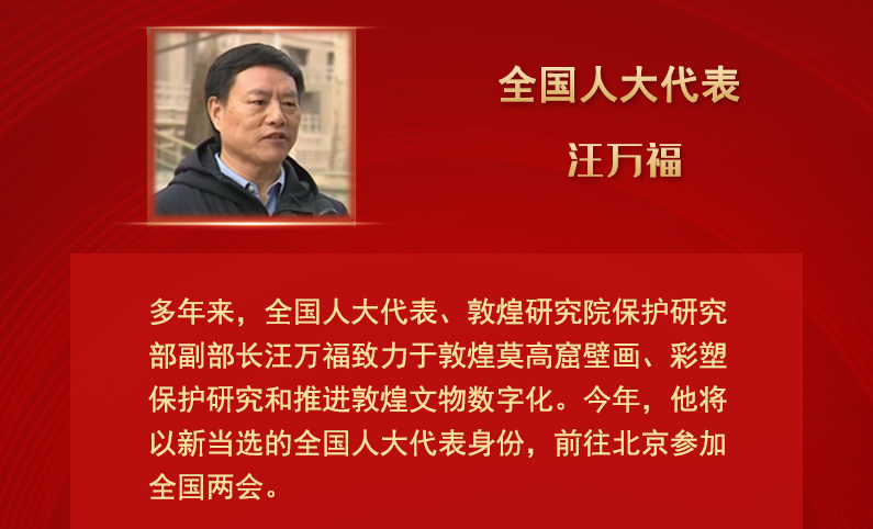【甘快看】全國(guó)人大代表汪萬(wàn)福：通過(guò)科技賦能 讓敦煌文化飛入尋常“百姓家”