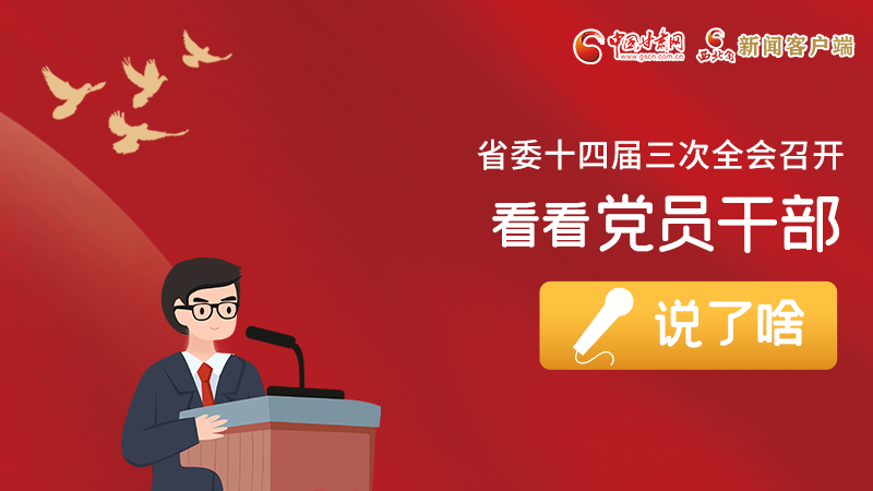 圖解|事關(guān)甘肅省委十四屆三次全會，黨員干部這么說！
