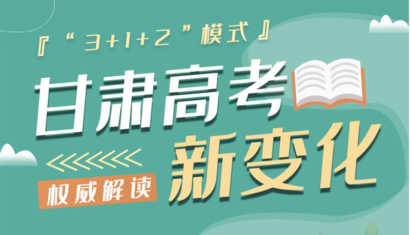 長圖|甘肅2024年高考新變化：“3+1+2”模式提前了解！