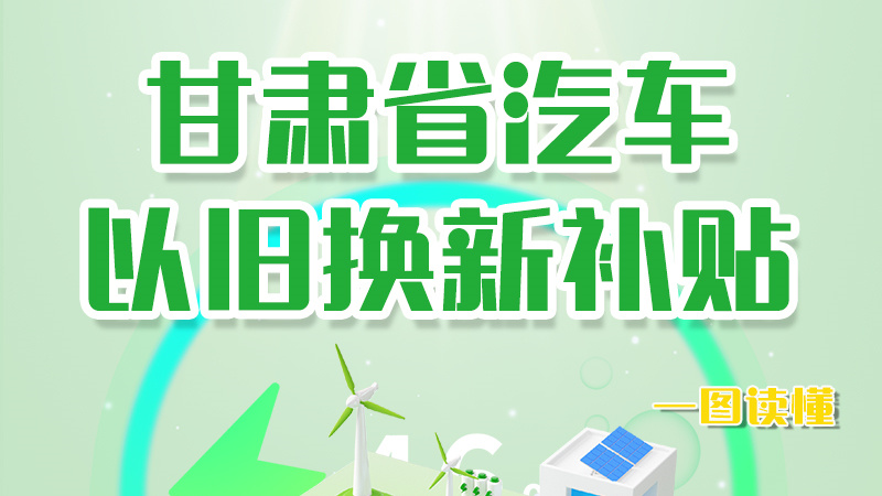 海報(bào)|重大利好！甘肅省汽車以舊換新補(bǔ)貼來了
